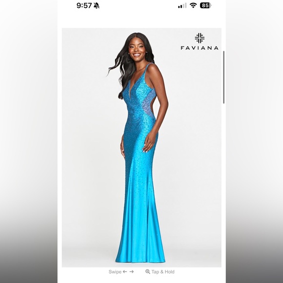 Faviana S10500 Prom dress - Picture 3 of 6